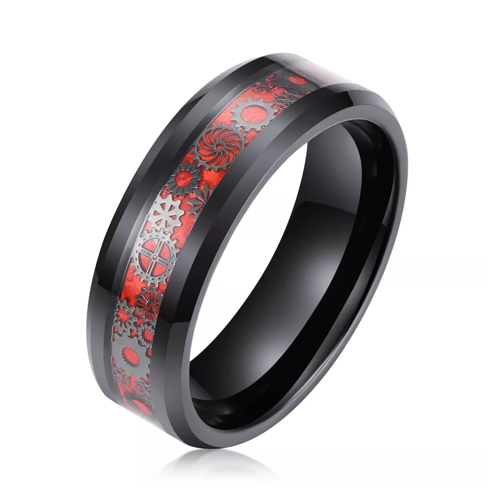 China Black Carbon Fiber Ring Manufacturer, China Men's Black Carbon Fiber  Wedding Bands Supplier, China Solid Black Carbon Fiber Ring Manufacturer,  Titanium Ring wholesales china