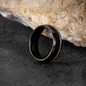 Luxury Jewelry tungsten ring Inlay carbon fiber wedding band Dragon tungsten ring for men and women couple comfort it ring