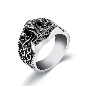Benedict Exorcism Stainless Steel Ring Demon Protection Ghost Hunter