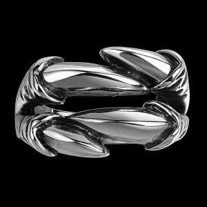 Irregular Dragon Claw Stainless Steel Ring Punk Style